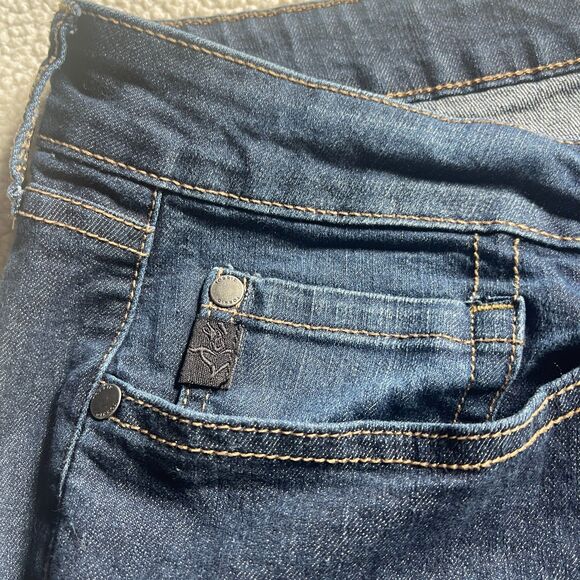 Torrid Denim Women’s Skinny Jeans – Plus Size 24 Short | Classic Dark Wash Blue - Picture 7 of 11